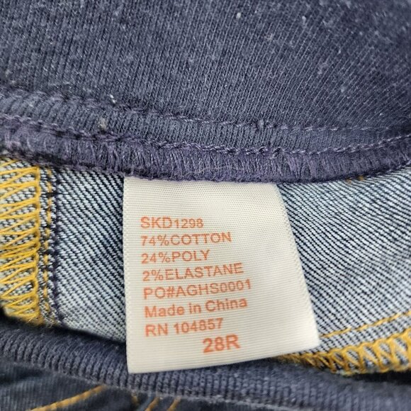 AG Adriano Goldschmied Pull On Skinny Jean Women's Size 28R Blue Denim - Picture 8 of 11